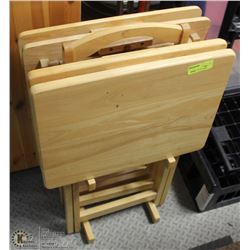 MAPLE TV TRAY SET
