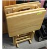 Image 1 : MAPLE TV TRAY SET