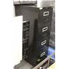 Image 1 : FILING CABINET 4 DRAWER BLACK