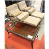 Image 1 : SET OF 2 PATIO 28"W SWIVEL CHAIRS WITH CUSHIONS &