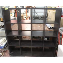 NEW BLACK 16 CUBE STORAGE