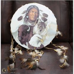 ABORIGINAL DRUM WALL HANGING