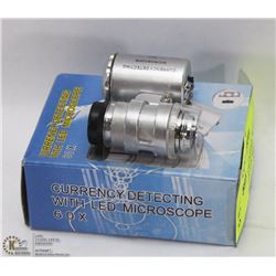 JEWELERS MAGNIFIER WITH LED AND UV LIGHTS 60POWER