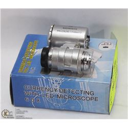 JEWELERS MAGNIFIER WITH LED AND UV LIGHTS 60POWER