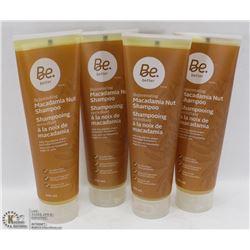 4-296ML BOTTLES OF BE BETTER MACADAMIA NUT SHAMPOO