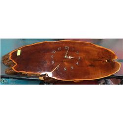 WOOD CLOCK 36" X 16"