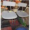 Image 1 : PAIR OF FOLDING BAR STOOLS