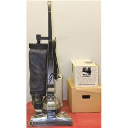 KIRBY VACUUM AND SHAMPOOER WITH ATTACHMENTS AND