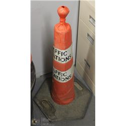 32" ORANGE TRAFFIC PYLON