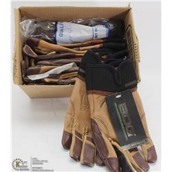 BOX OF BDG SZ L WORK GLOVES