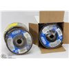 Image 1 : 3 BOXES OF 5" ABRASIVE ANGLE GRINDER DISCS