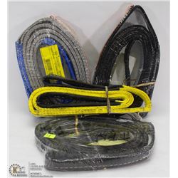 GROUP OF FOUR ASSORTED SLINGS