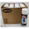 Image 1 : CASE WITH 12 CANS OF KRYLON WHITE IRON GUARD