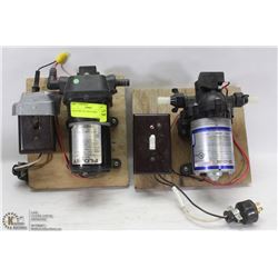 2 ELECTRIC WATER PUMPS
