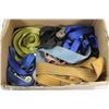 BOX OF TIE DOWN STRAPS.