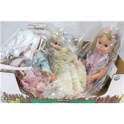 LOT OF FIVE 60S ERA COLLECTOR DOLLS.