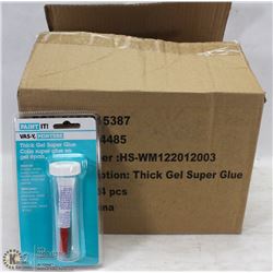 CASE OF 24 THICK GEL SUPERGLUE