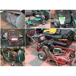 FEATURED RIDE ON LAWNMOWERS +1 ATTACHMENT