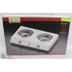 SUPERIOR DELUXE DOUBLE BUFFET RANGE NEW IN BOX