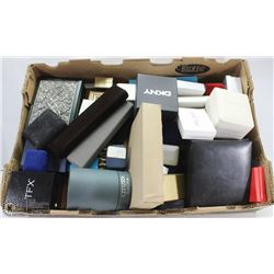 FLAT OF JEWELRY/WATCH/RING BOXES