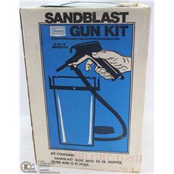 SEARS SANDBLAST GUN KIT INCL. GUN, 50LB HOPPER,