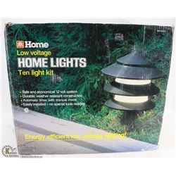 LOW VOLTAGE HOME LIGHTS 10 LIGHT KIT 12V SYSTEM