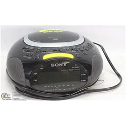 SONY CD RADIO ALARM CLOCK