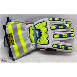 SET OF 2 BOB DALE CUT/IMPACT GLOVES SIZE LARGE