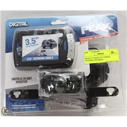 PEAK 3.5" BACK UP CAMERA SYSTEM UNIVERSAL