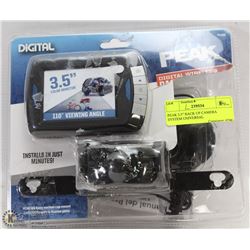 PEAK 3.5" BACK UP CAMERA SYSTEM UNIVERSAL