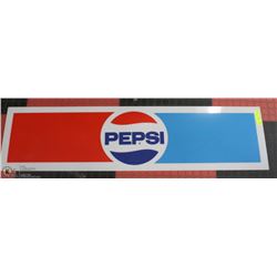 VINTAGE PEPSI COLA SIGN 4 FEET X 1 FOOT