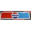 Image 1 : VINTAGE PEPSI COLA SIGN 4 FEET X 1 FOOT