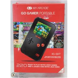 GO GAMER PORTABLE GAME PLAYER 220 GAMES BUILT