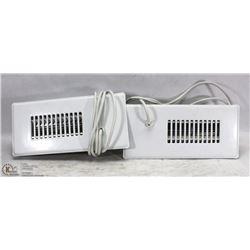 2 NEW CYCLONE ELECTRIC BOOSTER FANS FOR REGISTERS