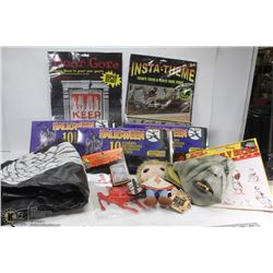 BOX WITH NEW IN PACKAGE 3 SETS OF LIGHTS NEW DOOR