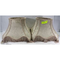 2 DESIGNER LAMPSHADES
