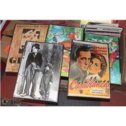 LOT OF FRAMED OLD MOVIE PRINTS INCL CHARLIE