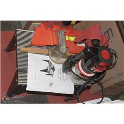 CRAFTMANS ROUTER TABLE AND ROUTER