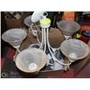 Image 1 : LOT OF CHANDELIERS - ONE ANTIQUE STYLE WITH