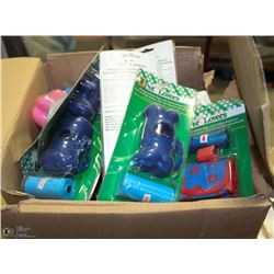 CASE OF DOG POOP BAGS