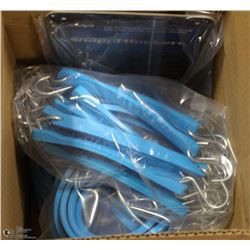 CASE OF SNAPPI HOOKERS RUBBER STRAPS