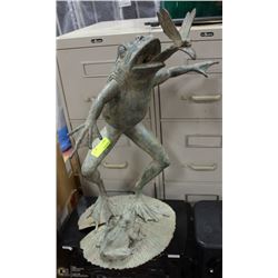 30" METAL FROG ORNAMENT