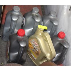 SIX 4L BOTTLE OF 5W-20 AND 5W-30 MOTOR OIL