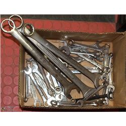 40+ WRENCHES INCL LARGER SIZES.