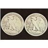 Image 2 : 1935 & 1942 WALKING LIBERTY HALF DOLLARS