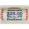 Image 1 : $25 ROLL OF 2010 ABRAHAM LINCOLN PRESIDENTIAL $'S