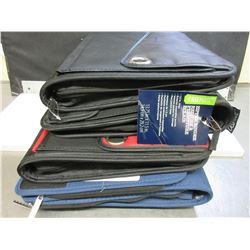 4 New Casemate Zippered 3 ring Binders