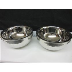 2 Showhome Decoritive Bowls / stainless Steel