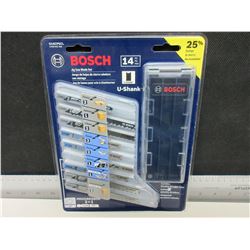New Bosch 14 piece Jigsaw Blade set with case