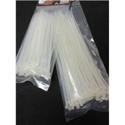 2 New packs of 100ea Cable/Zipties / 8 inch & 6 inch 100 per pack